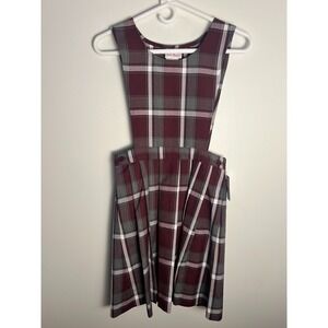 NWT Becky Thatcher 12 Pinafore Plaid Academia Dress School Uniform Outfit Preppy